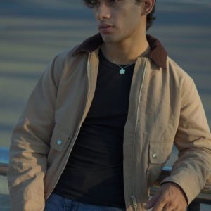 THICK BOXY KHAKI JACKET - UNISEX