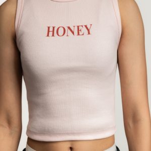BODY FITTED WOMEN’S TANK TOP – BABY PINK